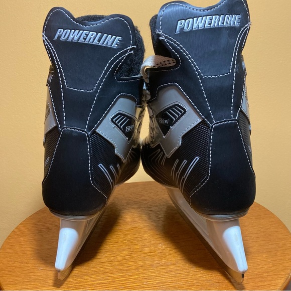 CCM Powerline Black and Gray Ice Hockey Skates Sz 6 - Picture 4 of 8